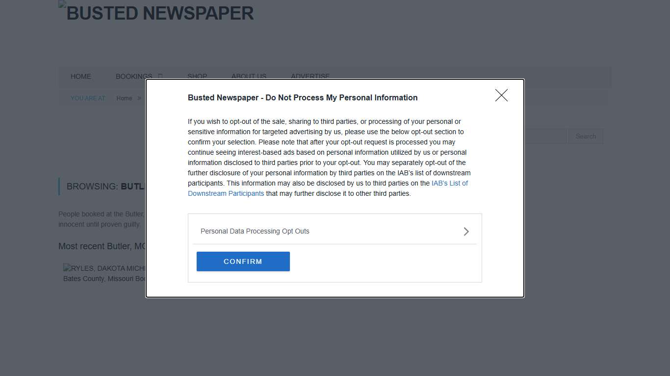 Butler, MO Mugshots - BUSTEDNEWSPAPER.COM